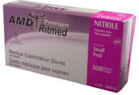 Gants de nitrile sans poudre Gants de nitrile sans poudre