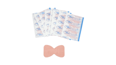 Pansements / Bandages adhésifs, stériles, en tissu, bout de doigt