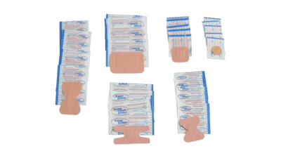 Pansements / Bandages adhésifs, stériles, de tailles assorties