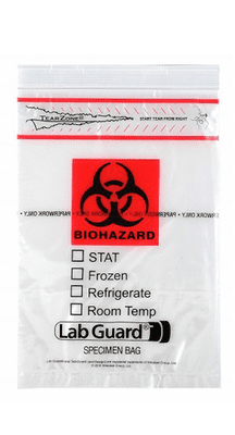 Sac pour le recueil de déchets biomédicaux, à usage unique - Sac Biohazard