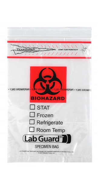 Sac pour le recueil de déchets biomédicaux, à usage unique - Sac Biohazard