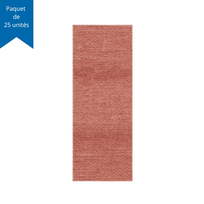 Pansements / Bandages adhésifs stériles en tissu – Petite bande 2 cm x 3,75 cm (3/4" x 1-1/2") – Paquet de 25 unités Pansements / Bandages adhésifs stériles en tissu – Petite bande 2 cm x 3,75 cm (3/4" x 1-1/2") – Paquet de 25 unités